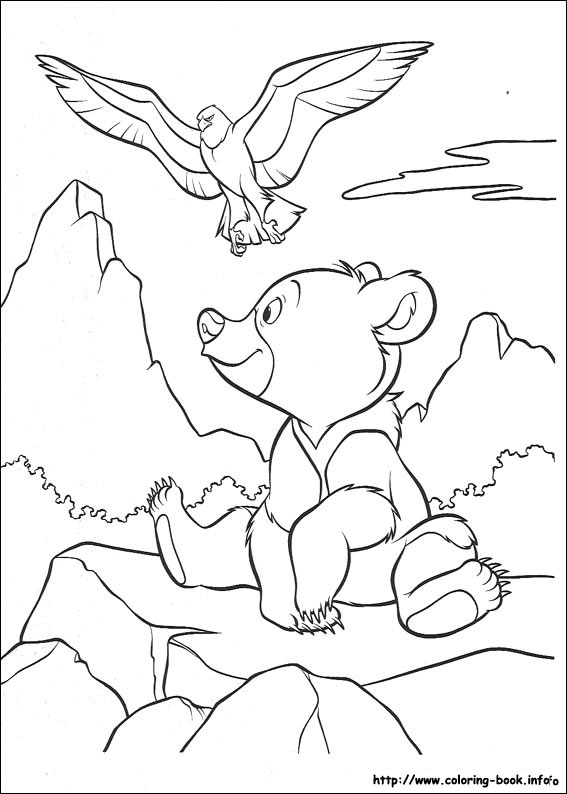 Brother Bear coloring picture